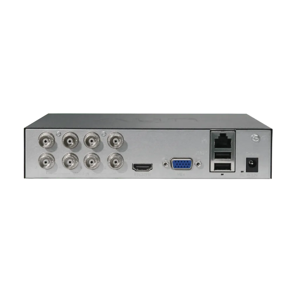 DVR 8CH Híbrido UNV10 Canales (8 Analógicos + 2 IP), Salida HDMI/VGA Full HD, ONVIF, XVR301‑08F