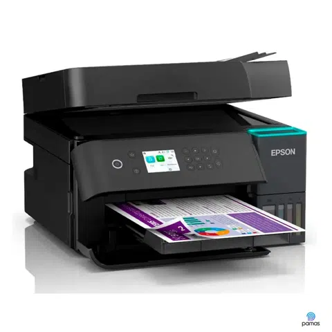 Impresora Multifuncional Epson EcoTank L6370 a Color, Wi-Fi 5, Ethernet, USB, ADF y Dúplex Automático