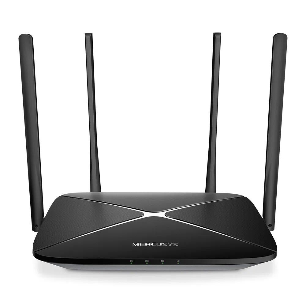 Router Inalámbrico Mercusys AC12G AC1300 Wi-Fi 5 Dual Band, Gigabit Ethernet, 4 Antenas de 5dBi, MU-MIMO