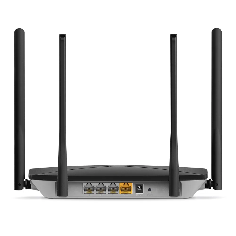 Router Inalámbrico Mercusys AC12G AC1300 Wi-Fi 5 Dual Band, Gigabit Ethernet, 4 Antenas de 5dBi, MU-MIMO