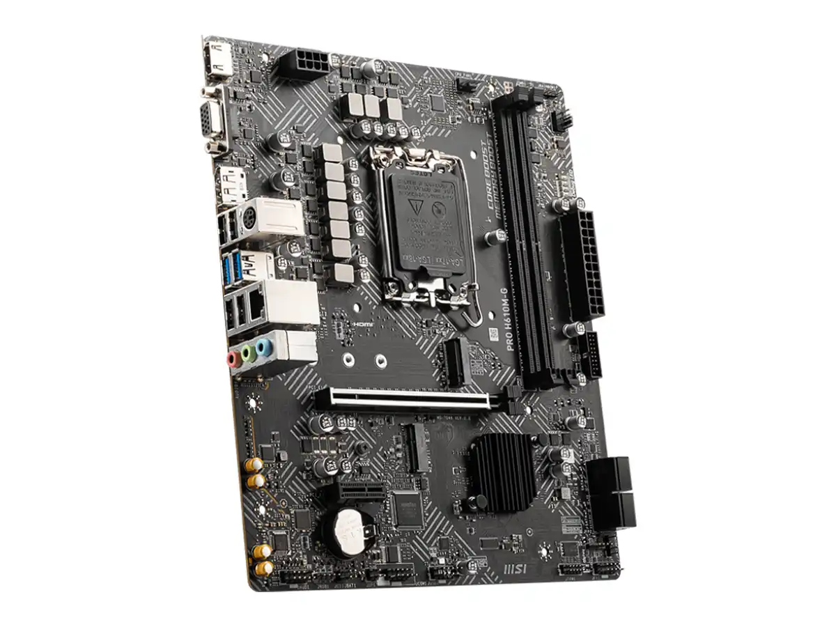 Placa Madre MSI H610M-G Pro (911-7D46-225) Socket LGA 1700, RAM DDR5 Buss 5600 Mt/S