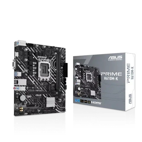 Placa Madre ASUS Prime H610M-K, Chipset Intel H610, LGA1700, Micro ATX
