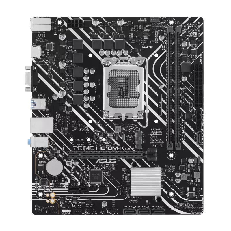 Placa Madre ASUS Prime H610M-K, Chipset Intel H610, LGA1700, Micro ATX