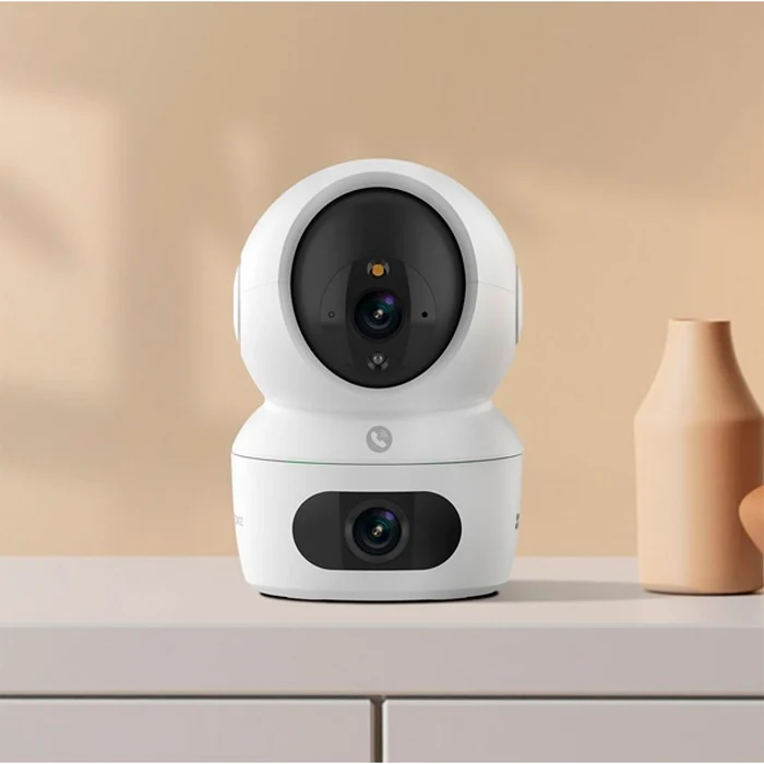 Cámara IP WiFi Domo Ezviz 2K+ (4MP+4MP) PT Lente Dual CS-H7C Interior Lente 2.8+6M (44WF,W2)M