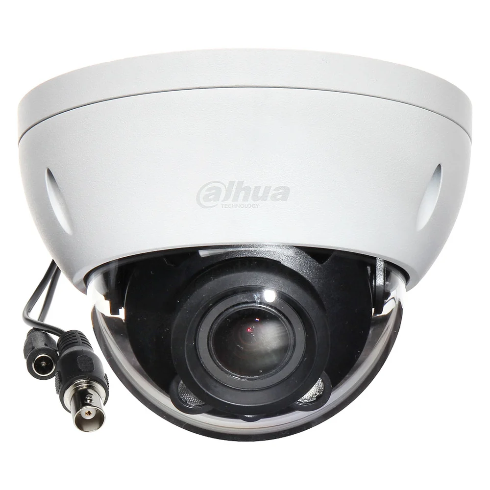 Cámara Análoga Domo 5 MP HDCVI Smart IR 30M IP67 Dahua DH‑HAC‑HDBW1500R‑Z