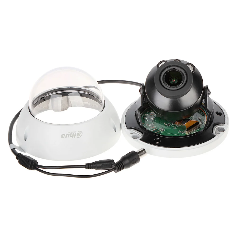 Cámara Análoga Domo 5 MP HDCVI Smart IR 30M IP67 Dahua DH‑HAC‑HDBW1500R‑Z