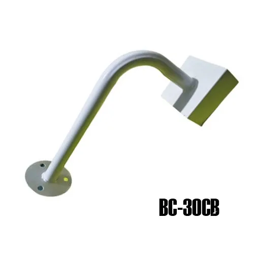 Brazo Recto con Disco Redondo Blanco 30cm