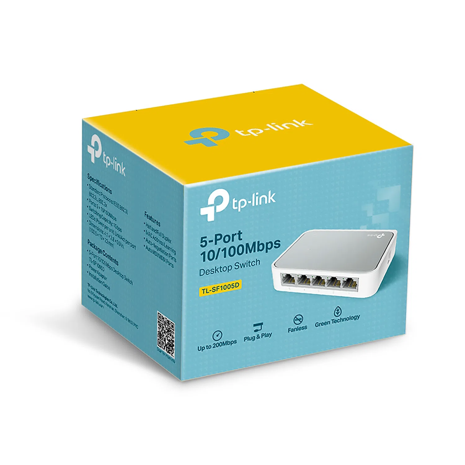 Switch Desktop TP-Link TL-SF1005D 5 Puertos 10/100