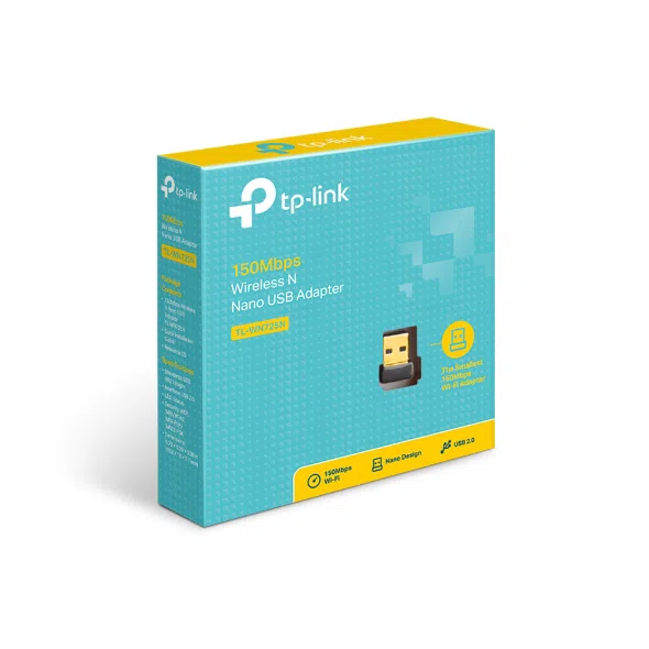 Adaptador Nano USB TP-Link TL-WN725N Inalámbrico N de 150Mbps