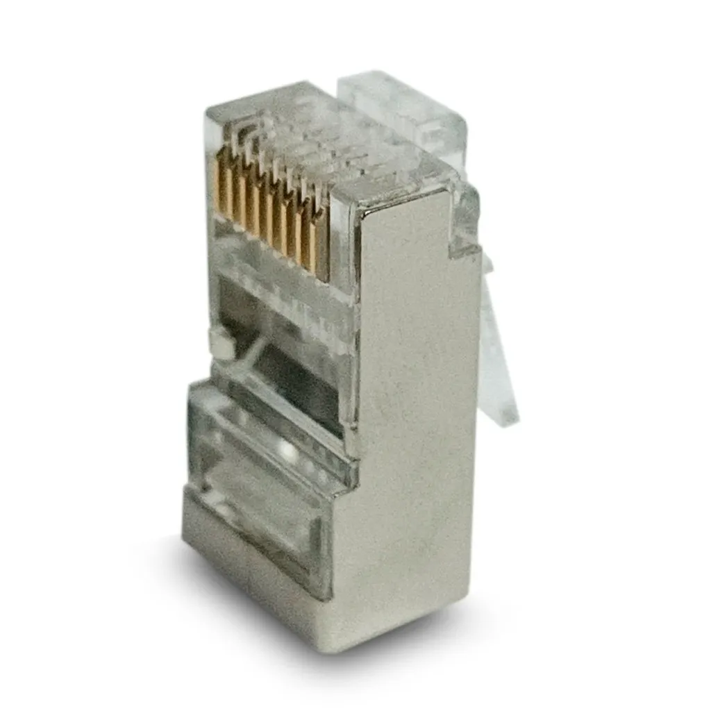 Conector RJ45 CAT.6E Metálico Económico