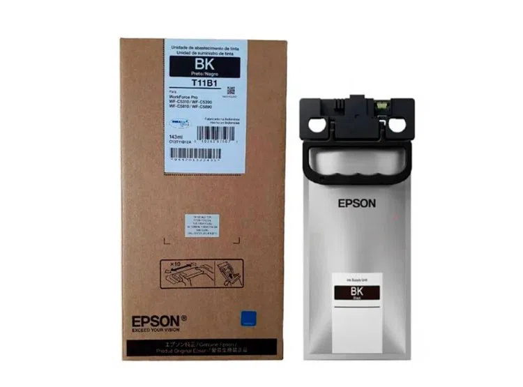 Bolsa de Tinta Original Epson T11B1 Negro Xl 143ml para WorkForce Pro WF-C5810