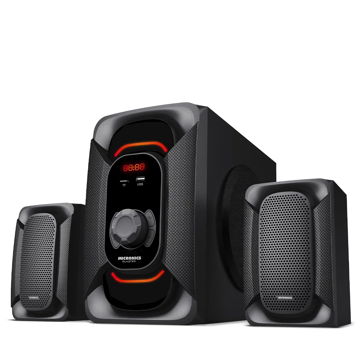 Parlante Micronics Blaster 2.1 / Fm / BT / USB / SD / C.R. Mic S7401BT