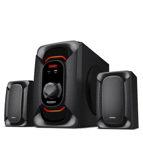 Parlante Micronics Blaster 2.1 / Fm / BT / USB / SD / C.R. Mic S7401BT