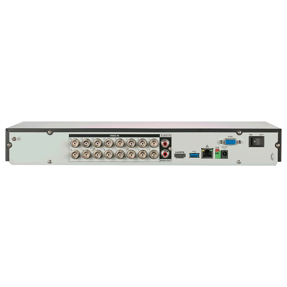 DVR 16CH 1080P Dahua Pentahíbrido WizSense 2HDD Audio Doble Vía DH-XVR5216AN-I3/T