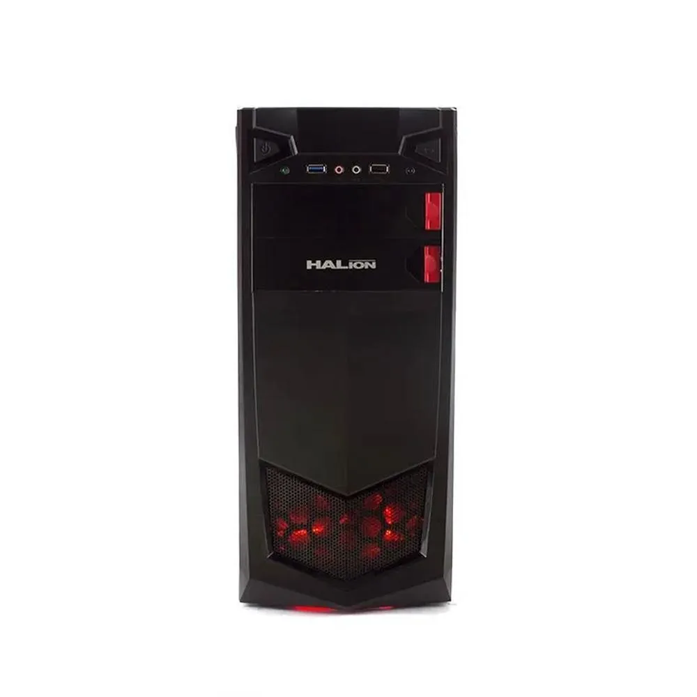 Case Halion Storm 7223 Red – ATX con Fuente de 350W