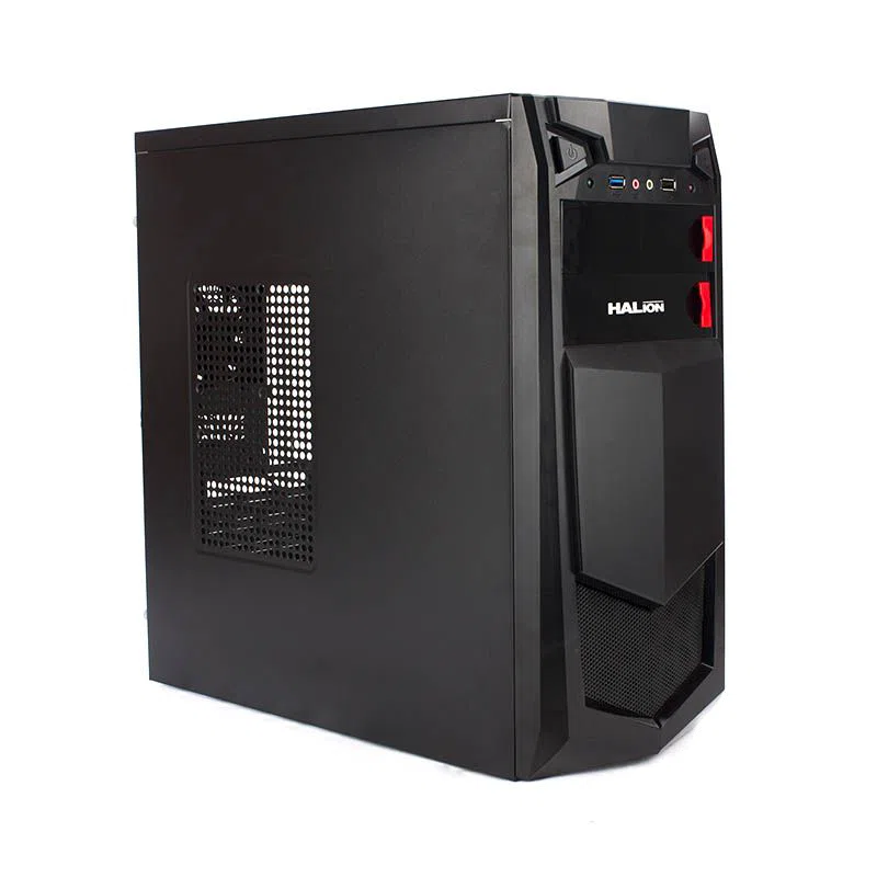 Case Halion Storm 7223 Red – ATX con Fuente de 350W