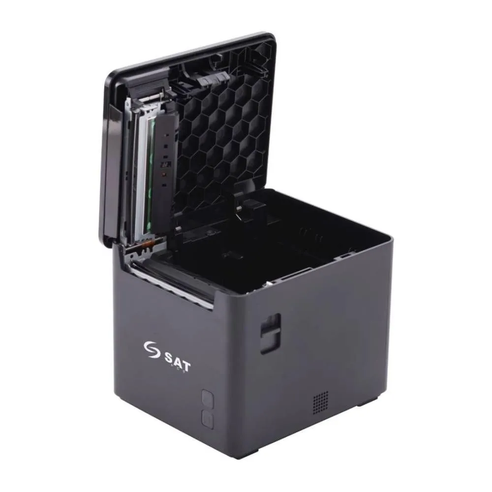Impresora Térmica de Recibos SAT Q23T UBW 80 mm, USB, Wi-Fi y Bluetooth, 230 mm/s, Autocortador