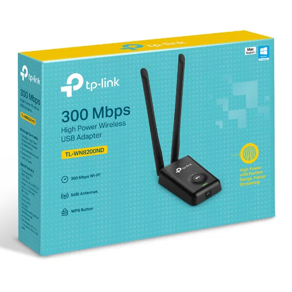 Adaptador WiFi USB TP-Link TL-WN8200ND 300Mbps Rompemuro