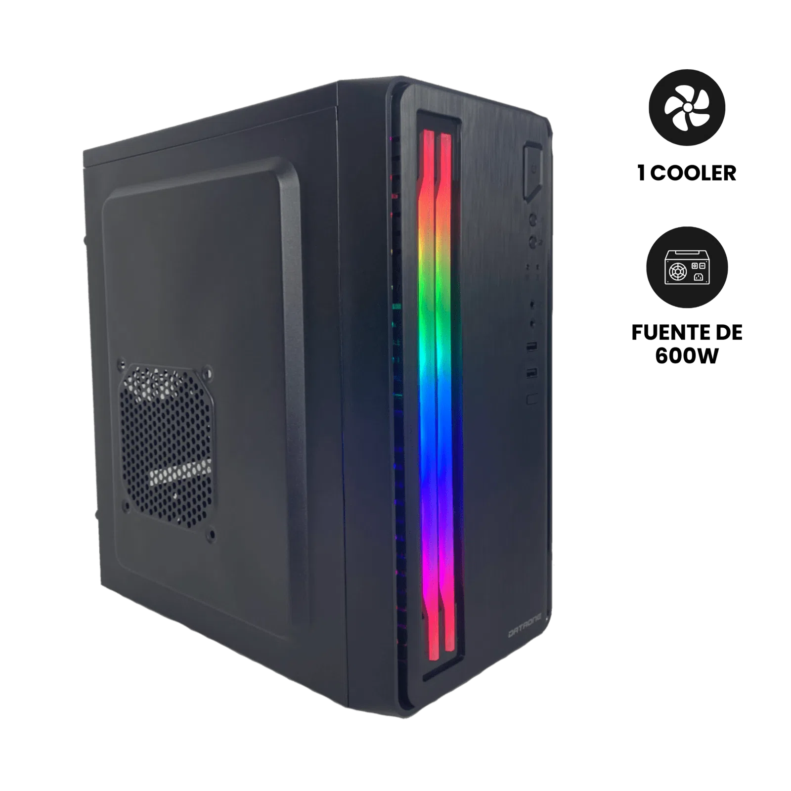 Case DataOne mATX Star 508 Banda RGB 600W
