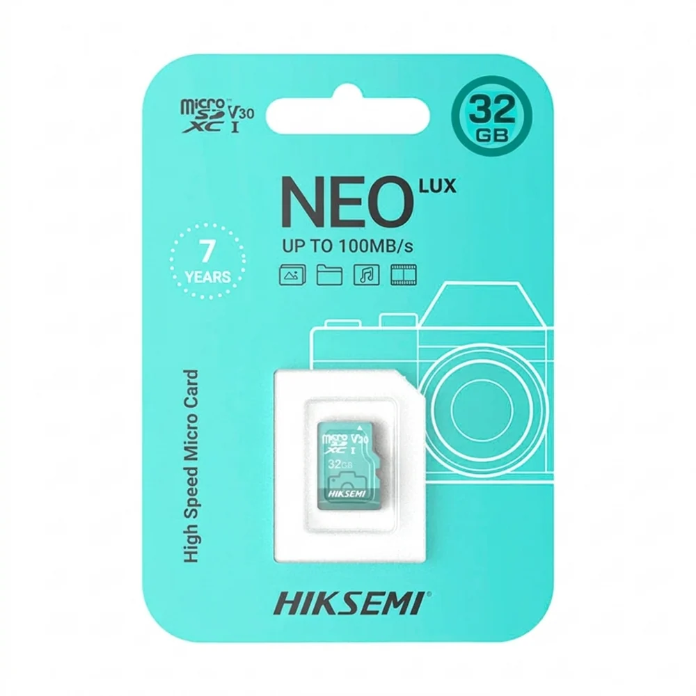 Memoria microSD Neo Lux 32GB HK-HS-TF-D3/32GB HikSEMI