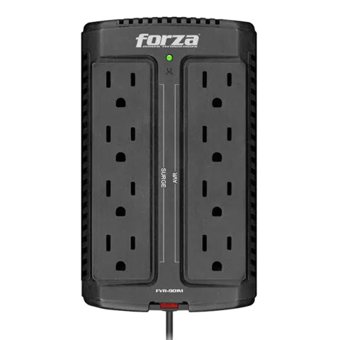 Estabilizador 900VA 450W 8 Tomas 1.2M Forza FVR-902