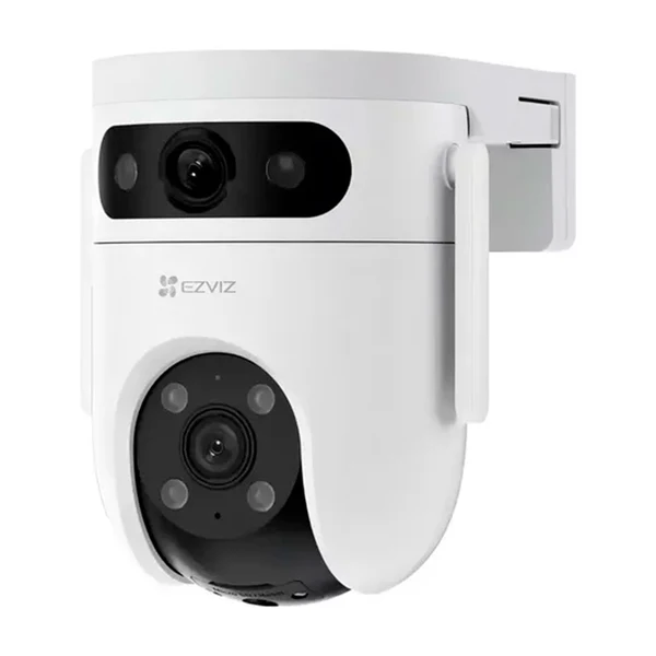 Cámara IP WiFi Domo 3K (5MP+5MP) Doble Lente CS-H9C-R105-8H55WFL PT Motorizada, IP65 Ezviz Exterior