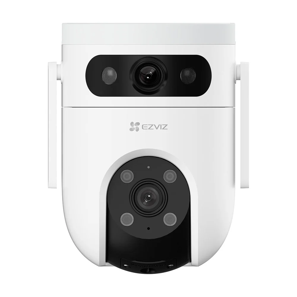 Cámara IP WiFi Domo 3K (5MP+5MP) Doble Lente CS-H9C-R105-8H55WFL PT Motorizada, IP65 Ezviz Exterior