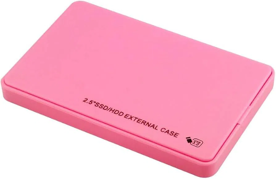 Case para Disco Duro 2.5" 3.0 Rosado