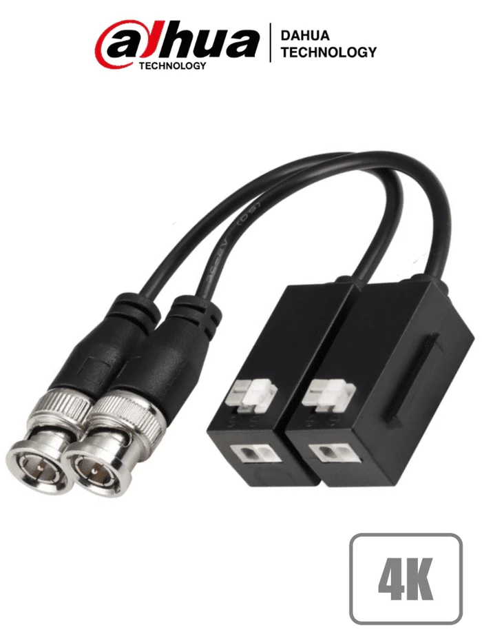 Balun Dahua DH-PFM800-4K HDCVI Pasivo 8MP (X2)