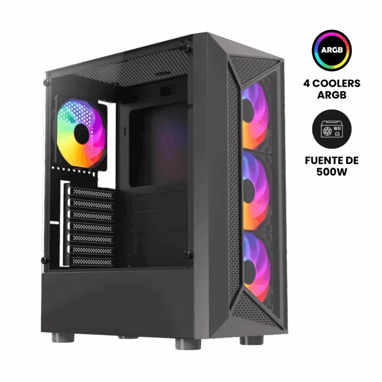 Case Gamer Halion Geminis CR30 500W