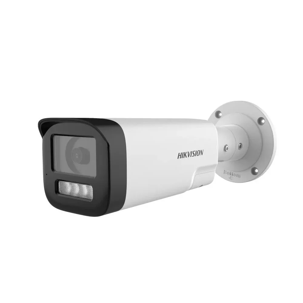 Cámara Tubo 5MP Smart Hybrid Light Hikvision DS‑2CE19K0T‑LXTS /Audio BIDIRECIONAL/IR80/IP67/D-WDR/SIRENA