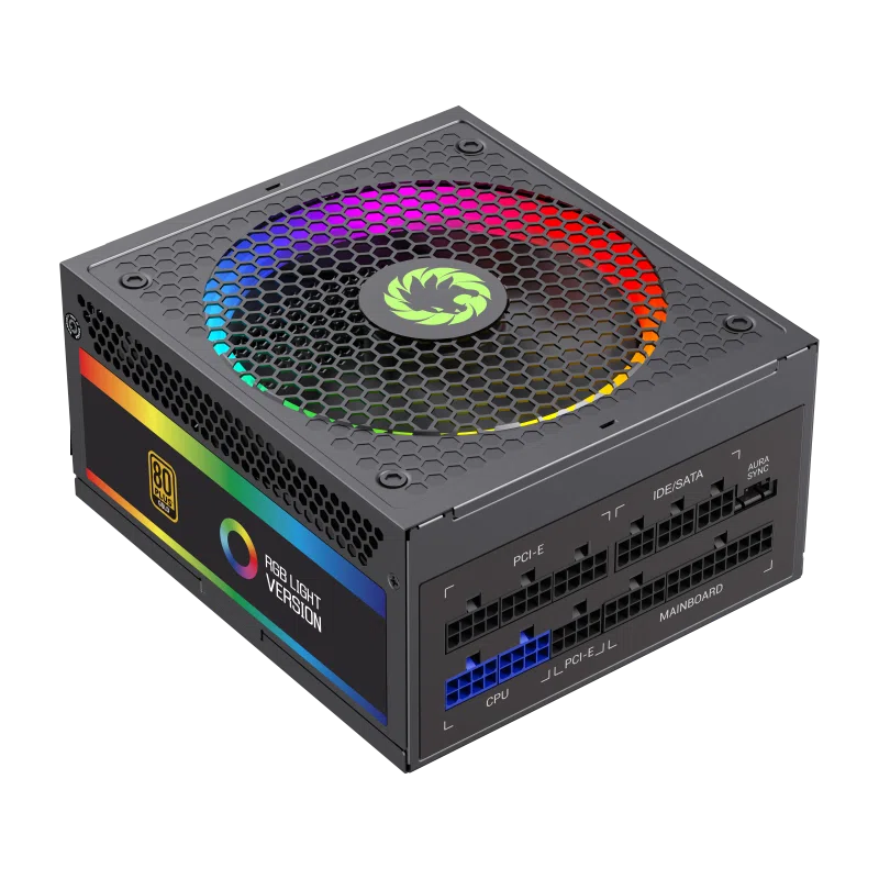 Fuente de Poder RGB-750W Modular Gamemax 80P Gold
