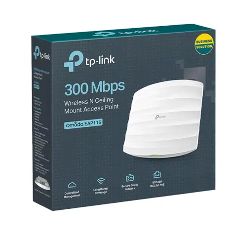 Access Point Inalámbrico TP-Link EAP115 300Mbps N Ceiling/Wall