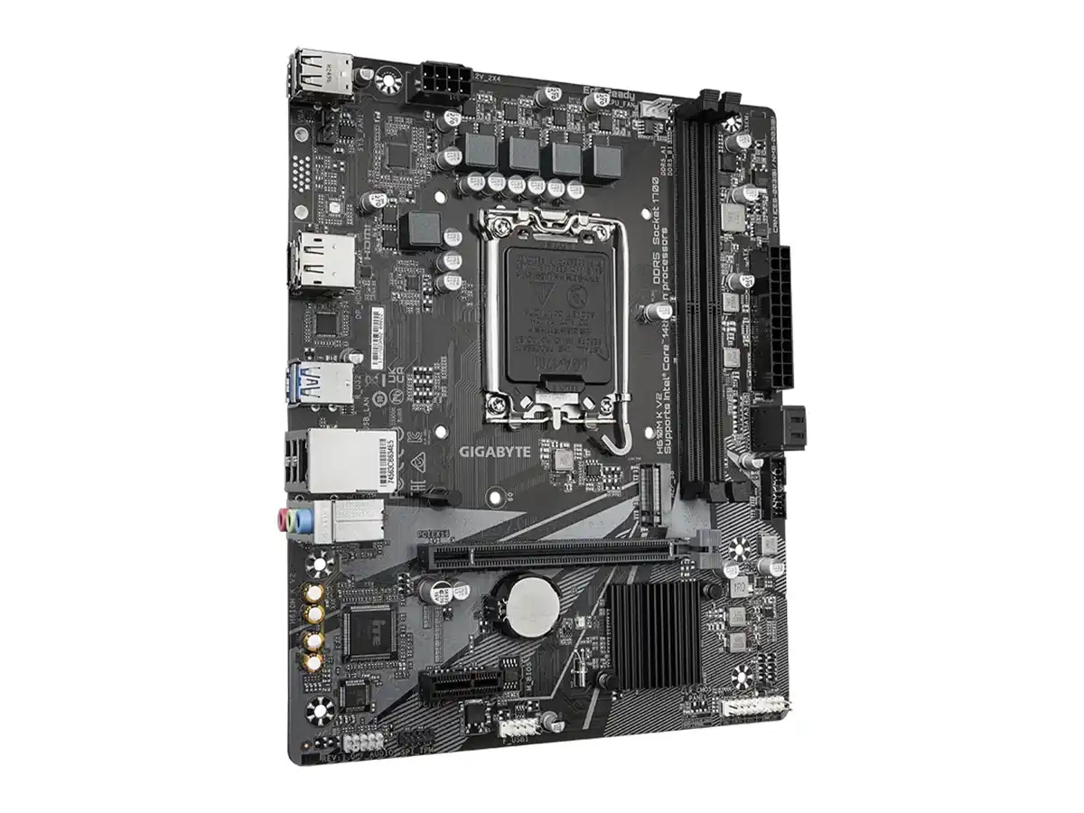 Placa Madre Gigabyte H610M K V2 DDR5, Intel H610, LGA1700, Micro-ATX, M.2 PCIe 3.0, PCIe 4.0, LAN Gigabit