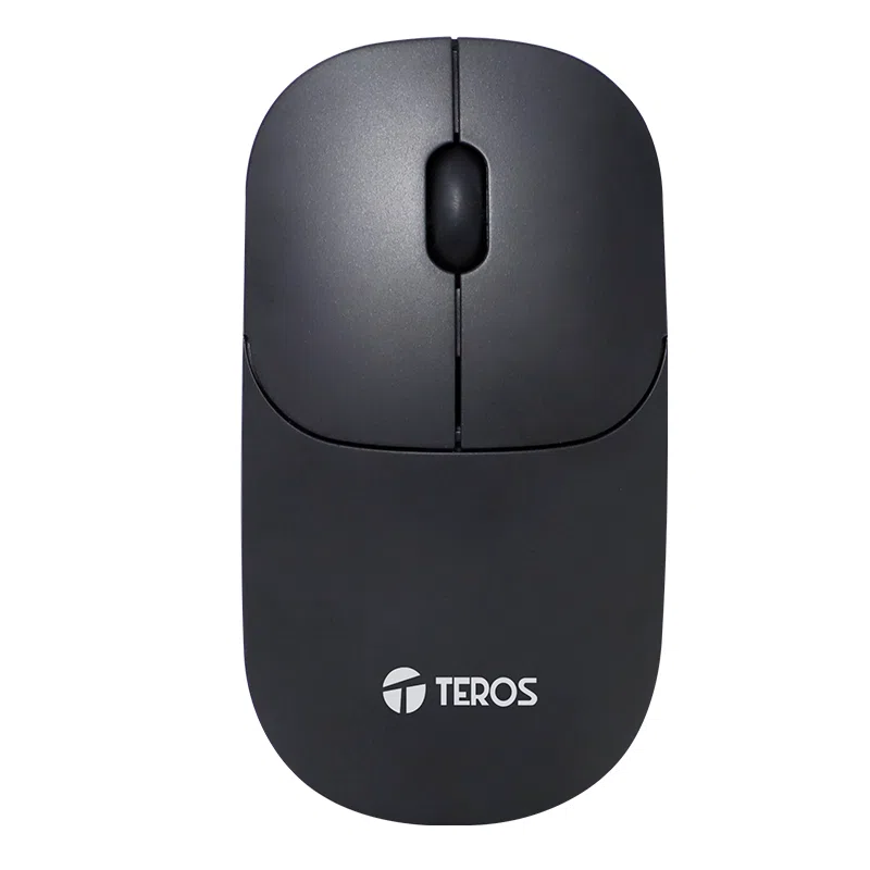 Mouse Óptico Inalámbrico Teros TE-1217S 1000 dpi, 2.4GHz, Receptor USB, 3 Botones, Negro