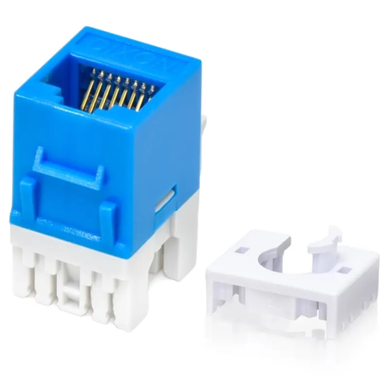 Jack RJ45 Cat. 6 Dixon Poncheo Azul KJ88-C6-US Blue