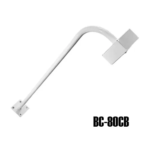 Brazo Recto con Caja Blanco 80cm