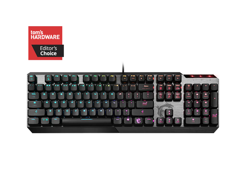 Teclado MSI Vigor GK50 Lp Ingles Gamer