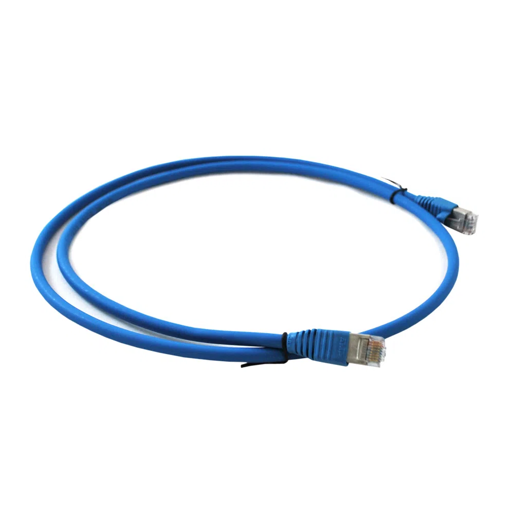 Patch Cord Cat. 6A Newlink NEW-17701BL 1 Pie (30 cm) Azul