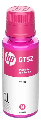 Botella de Tinta Original HP GT52 Magenta 70ml, Rendimiento 8,000 Páginas