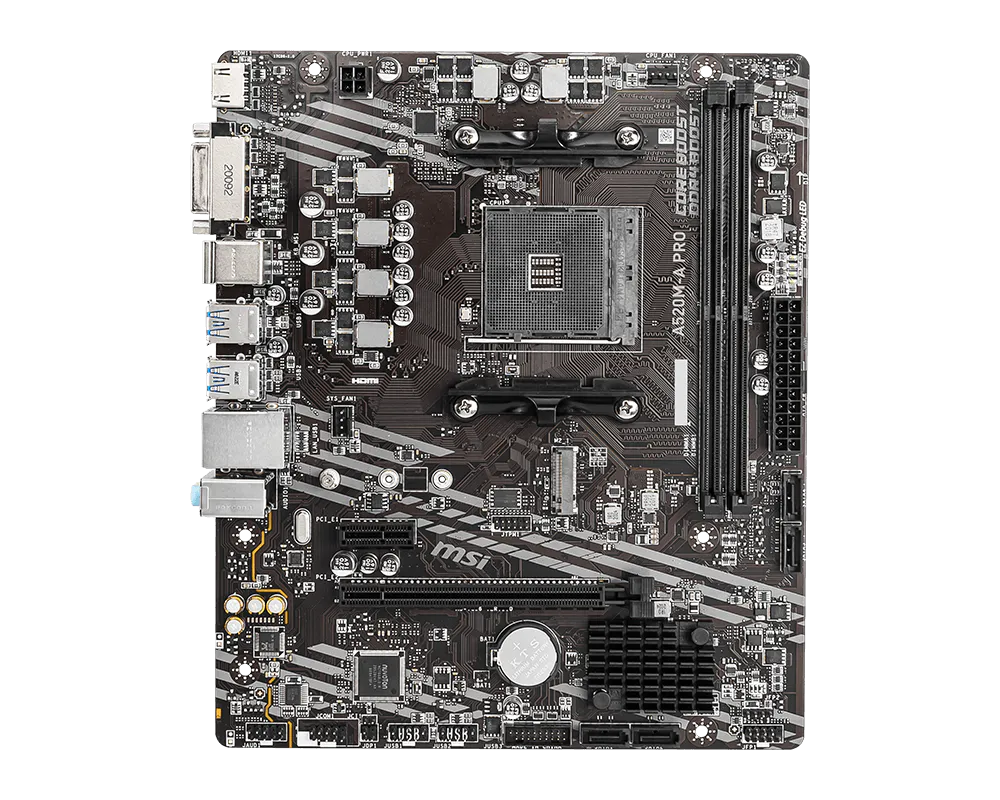Placa Madre MSI A520M - a Pro / AM4 / DDR4 / SATA 6GB/ M.2
