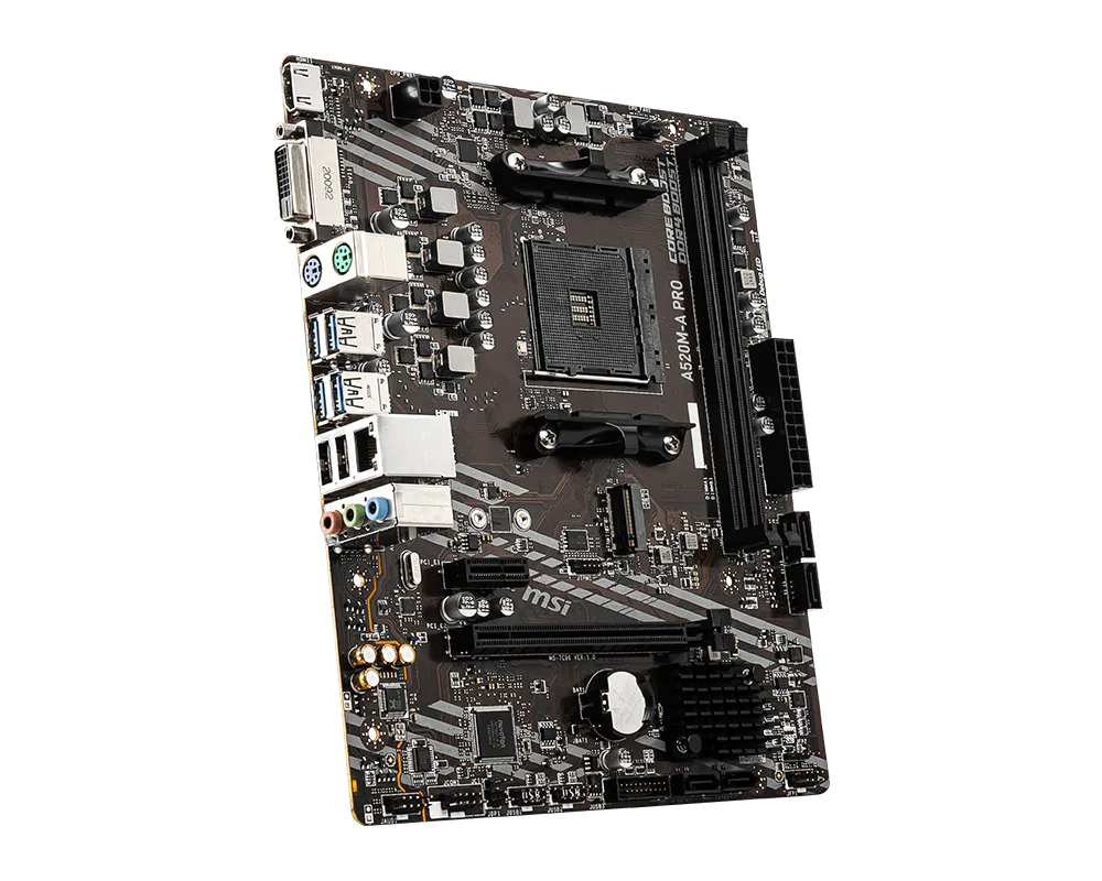Placa Madre MSI A520M - a Pro / AM4 / DDR4 / SATA 6GB/ M.2