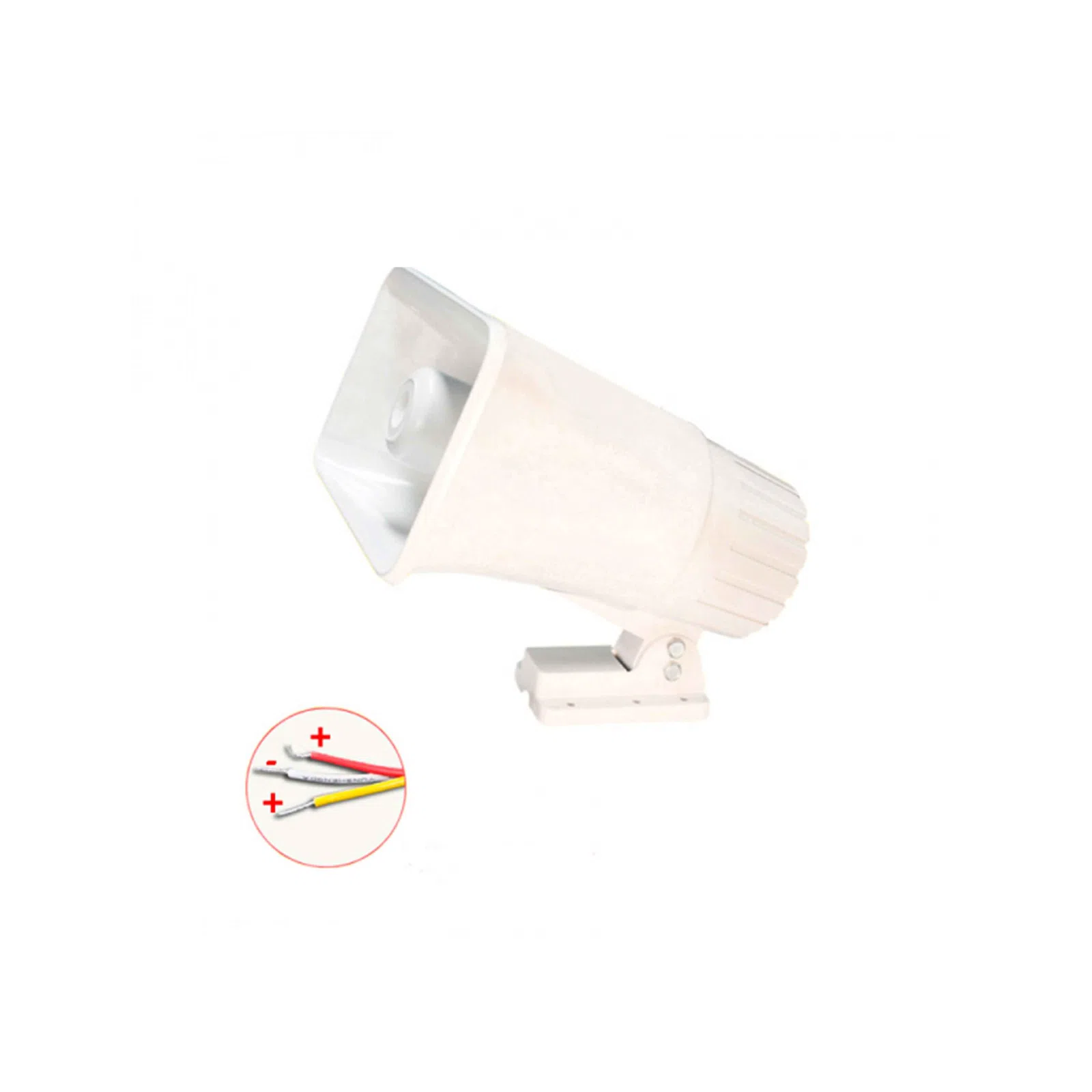 Sirena Blanca 60W 2 Tonos 12-24VDC Opalux