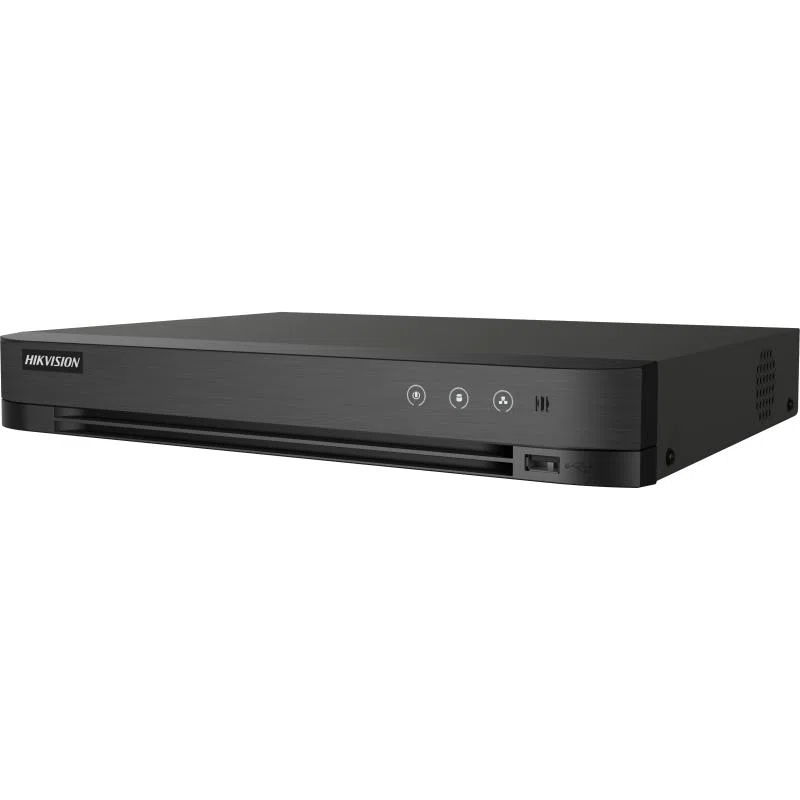 DVR 8CH 1080P Hikvision Hasta 3K(5MP) AcuSense HK-IDS7208HQHI-M1/XT 1HDD con Analítica
