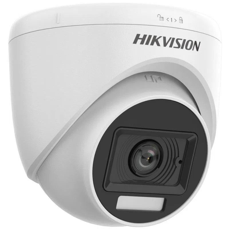 Cámara Análoga Domo 2 MP DS-2CE76D0T-LPFS Smart Hybrid Light IR 20 M Hikvision c/Audio