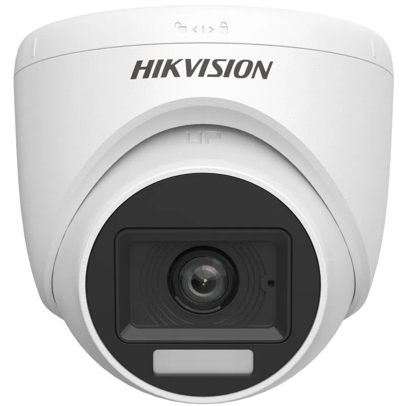 Cámara Análoga Domo 2 MP DS-2CE76D0T-LPFS Smart Hybrid Light IR 20 M Hikvision c/Audio