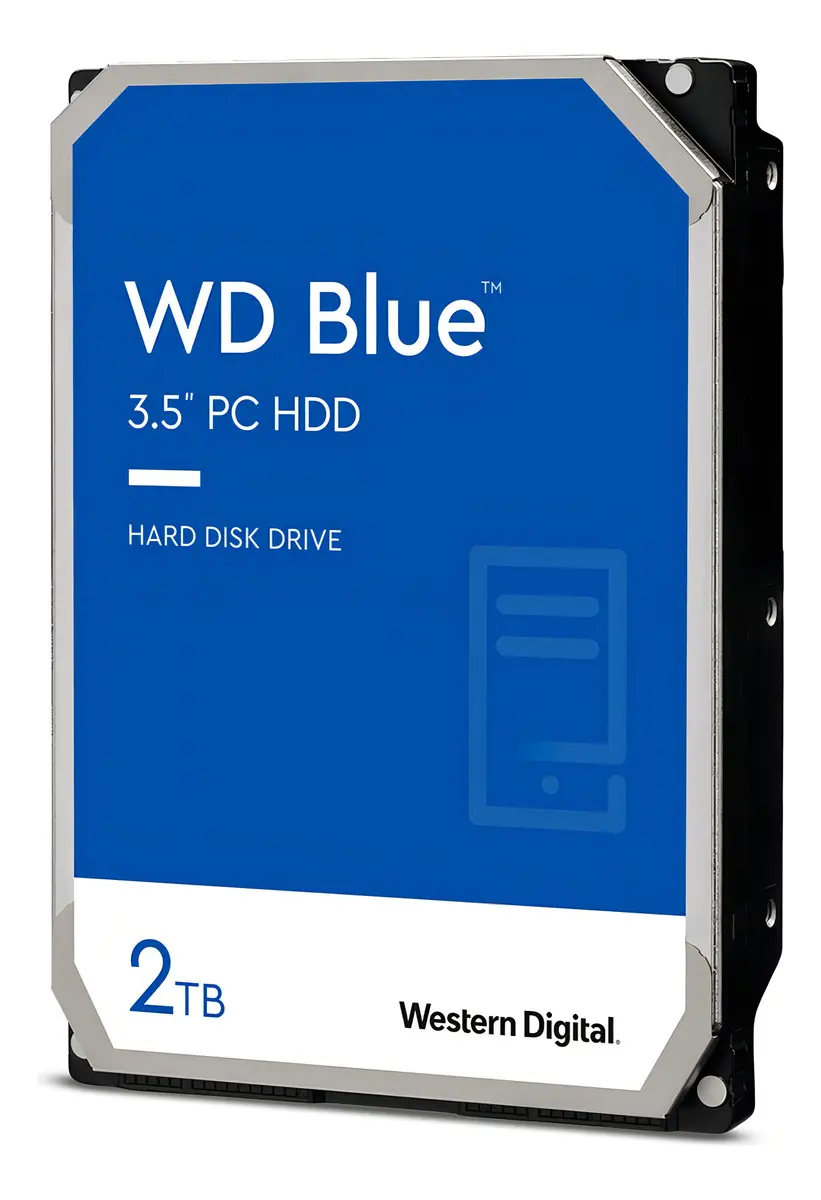Disco Duro Interno Western Digital WD Blue 2TB 3.5", SATA III 6 Gb/s, 7200 RPM, 256MB Caché