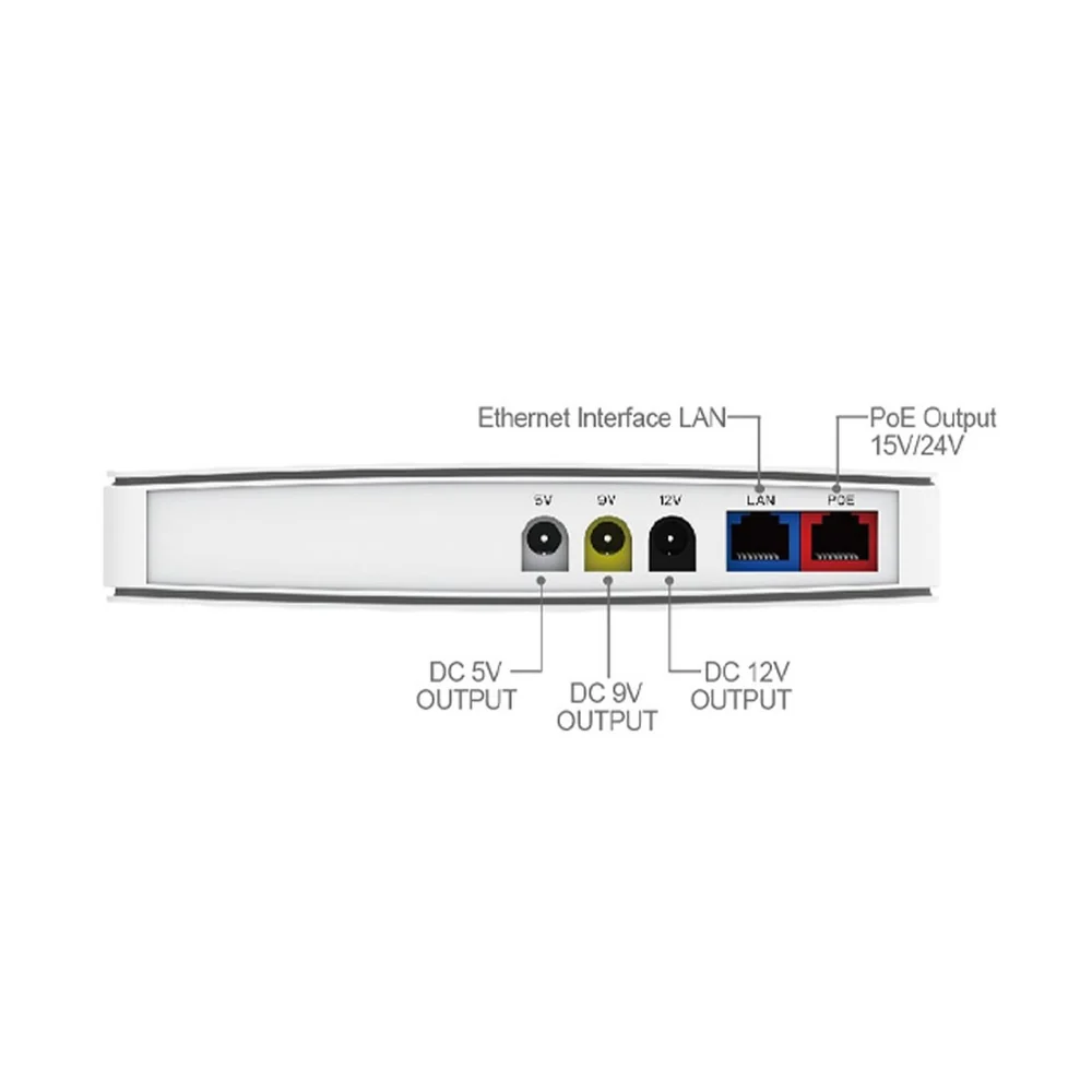 Mini UPS 5V 9V 12VDC 18W 8000mAh USB Hikvision HK-DS-UPS18D-Z