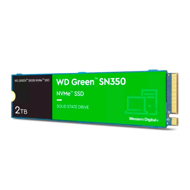 Unidad en Estado Sólido Western Digital Green SN350 NVMe 2TB M.2 2280, PCIe Gen3 x4