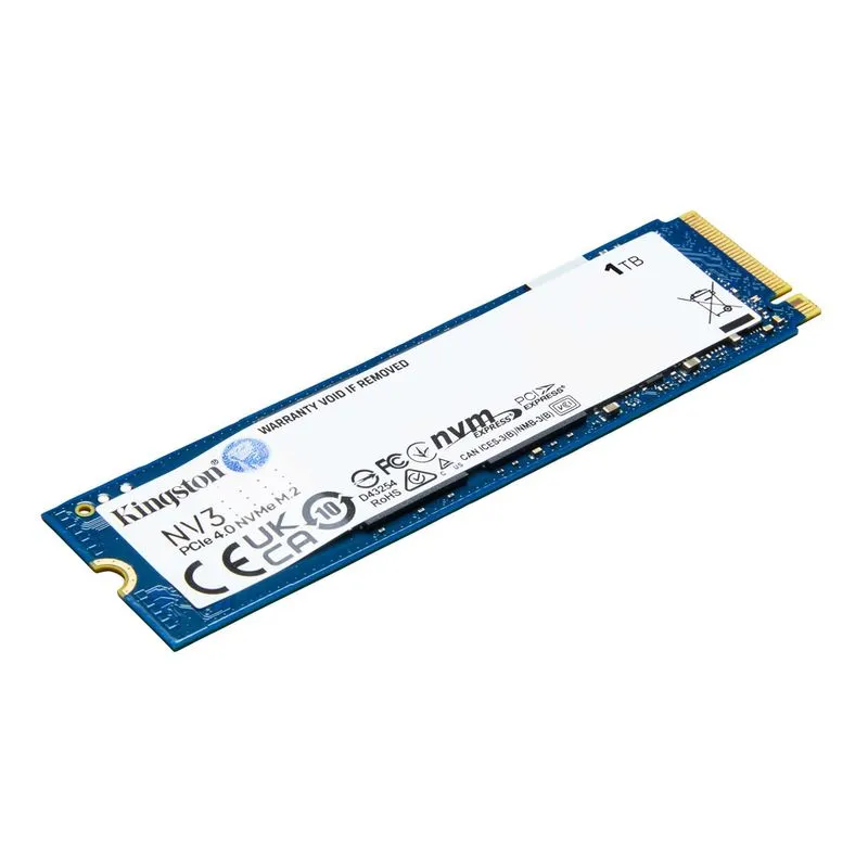 Unidad en Estado Sólido Kingston NV3 1TB M.2 2280, PCIe 4.0 x4 NVMe, 6000 MB/s Lectura y 4000 MB/s Escritura